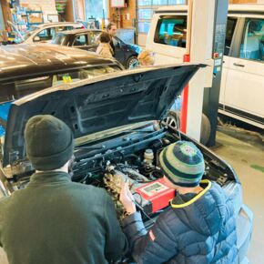 Auto Nüssle AG Schiers, Teilnahme am Lehrstellenparcours organisert vom HGVVP