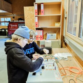 Frey Elektroanlagen AG Schiers, Teilnahme am Lehrstellenparcours organisert vom HGVVP