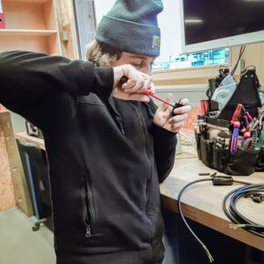 Frey Elektroanlagen AG Schiers, Teilnahme am Lehrstellenparcours organisert vom HGVVP